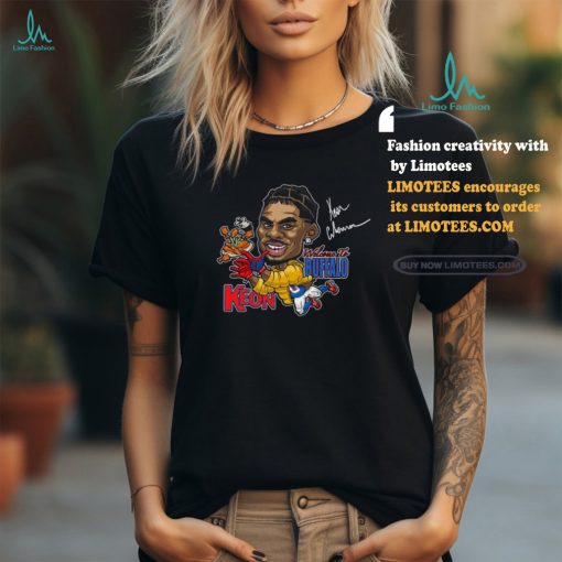 Keon Coleman welcome to Buffalo Bills Caricature Signature Shirt