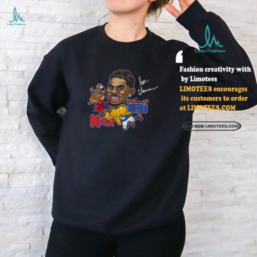 Keon Coleman welcome to Buffalo Bills Caricature Signature Shirt