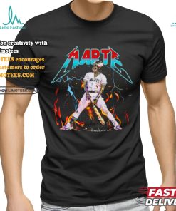 Ketel Marte Through Fire and Flames Skeleton baseball shirt