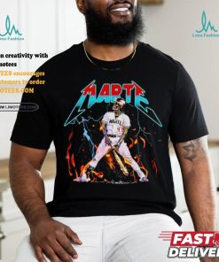 Ketel Marte Through Fire and Flames Skeleton baseball shirt