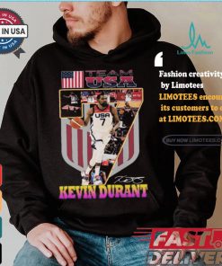 Kevin Durant Team USA Men Basketball Olympic Paris 2024 Signature Shirt