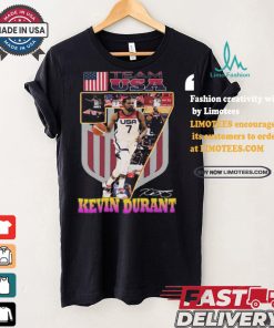 Kevin Durant Team USA Men Basketball Olympic Paris 2024 Signature Shirt