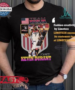 Kevin Durant Team USA Men Basketball Olympic Paris 2024 Signature Shirt