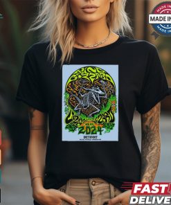 King Gizzard And The Lizard Wizard August 23 2024 The Aretha Franklin Amphitheatre In Detroit MI Poster shirt