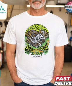 King Gizzard And The Lizard Wizard Dragon Artwork Poster In Detroit MI On August 23 2024 At Aretha Franklin Amphitheatre T Shirt