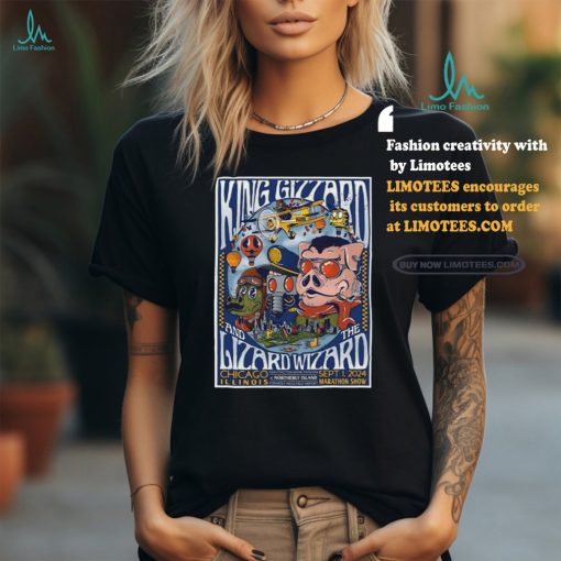 King Gizzard And The Lizard Wizard Tour In Chicago IL On Sep 1 2024 Poster Shirt