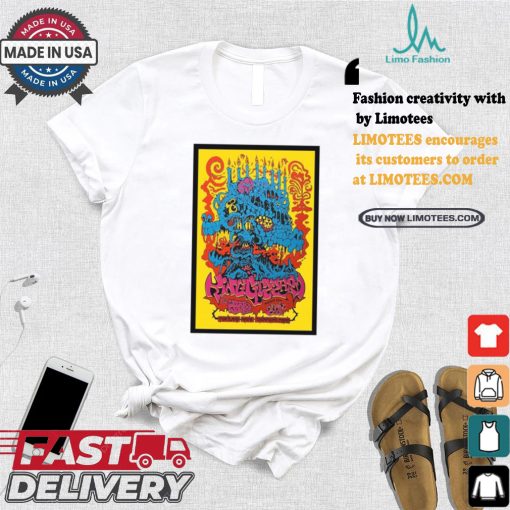 King gizzard august 20 2024 portland me poster concert shirt