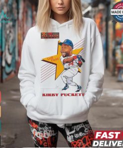 Kirby Pukett let field Minnesota Twins cartoon shirt