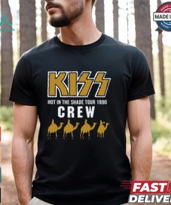 Kiss 35Th Anniversary Hot In The Shade Tour Crew 1990 T Shirt