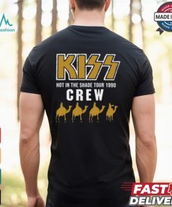 Kiss 35Th Anniversary Hot In The Shade Tour Crew 1990 T Shirt, hoodie, sweater, long sleeve and tank top Kiss 35Th Anniversary Hot In The Shade Tour Crew 1990 T Shirt