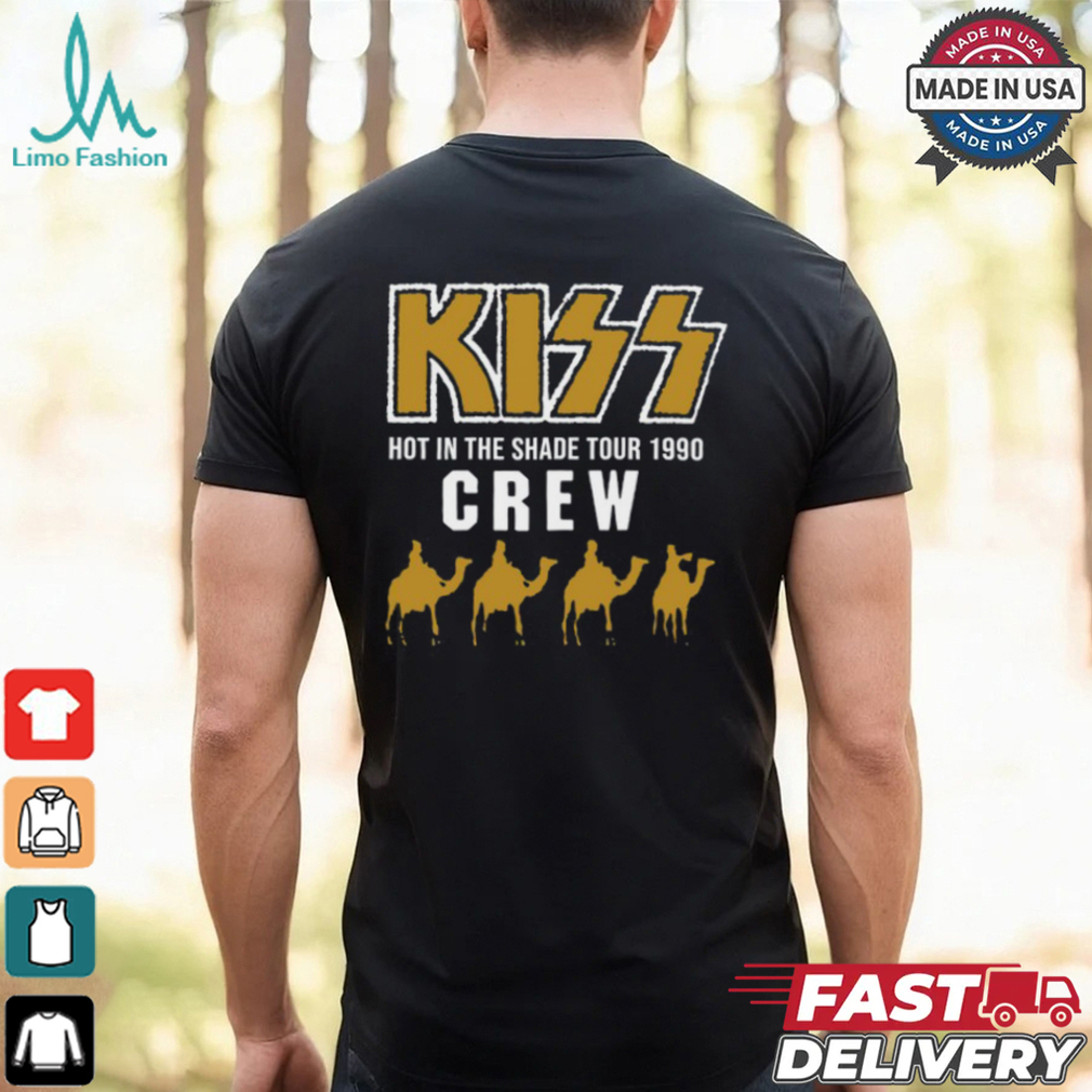 Kiss 35Th Anniversary Hot In The Shade Tour Crew 1990 T Shirt Kiss 35Th Anniversary Hot In The Shade Tour Crew 1990 T Shirt