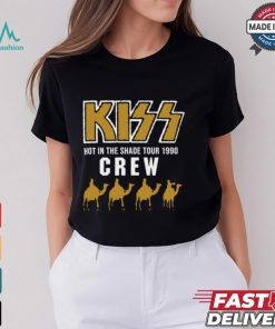 Kiss 35Th Anniversary Hot In The Shade Tour Crew 1990 T Shirt, hoodie, sweater, long sleeve and tank top Kiss 35Th Anniversary Hot In The Shade Tour Crew 1990 T Shirt
