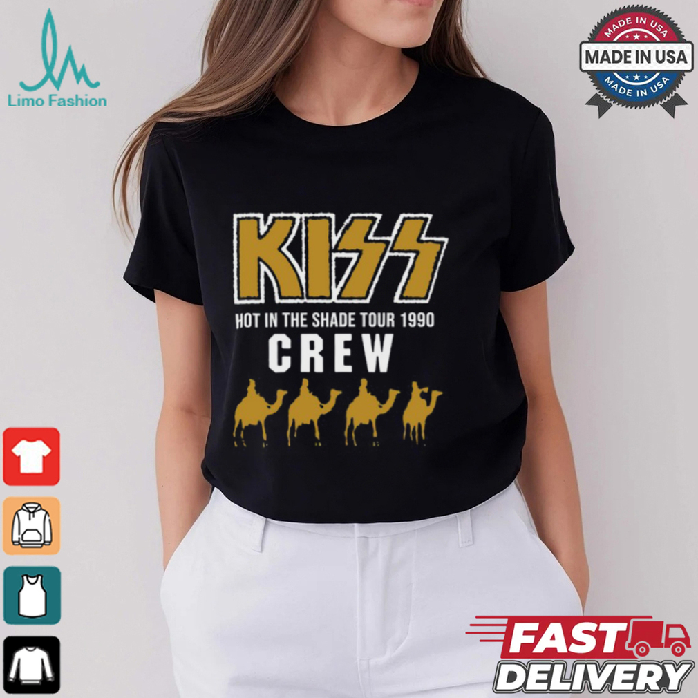 Kiss 35Th Anniversary Hot In The Shade Tour Crew 1990 T Shirt Kiss 35Th Anniversary Hot In The Shade Tour Crew 1990 T Shirt