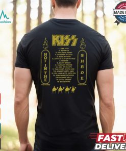 Kiss Hot In The Shade Tracklist 35Th Anniversary Shirt