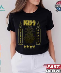 Kiss Hot In The Shade Tracklist 35Th Anniversary Shirt