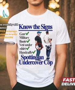 Know The Signs Gun Military Boots Vest Under Shirt