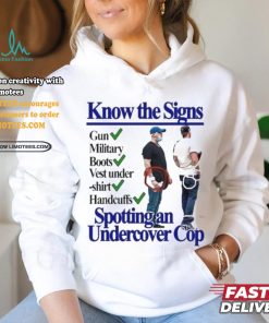 Know The Signs Gun Military Boots Vest Under Shirt, hoodie, sweater, long sleeve and tank top Know The Signs Gun Military Boots Vest Under Shirt
