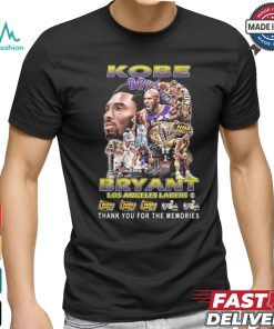 Kobe Bryant thank you for the memories shirt