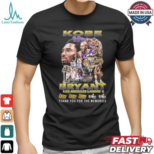 Kobe Bryant thank you for the memories shirt