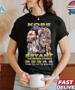 Kobe Bryant thank you for the memories shirt