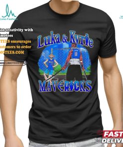 Kyrie Irving and Luka Doncic Dallas Mavericks X Luffy And Zoro One Piece Shirt