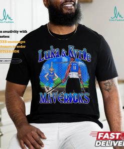 Kyrie Irving and Luka Doncic Dallas Mavericks X Luffy And Zoro One Piece Shirt