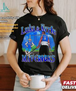 Kyrie Irving and Luka Doncic Dallas Mavericks X Luffy And Zoro One Piece Shirt