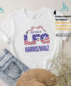 LFG Kamala Harris Walz 2024 President America Flag T shirt