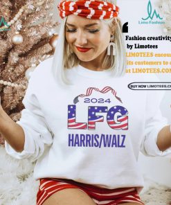 LFG Kamala Harris Walz 2024 President America Flag T shirt