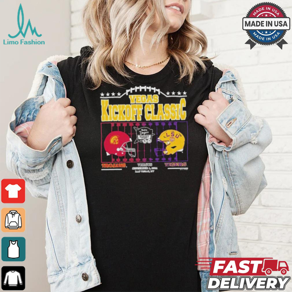 LSU Field Helmet Vegas Kickoff Classic T shirt LSU Field Helmet Vegas Kickoff Classic T shirt