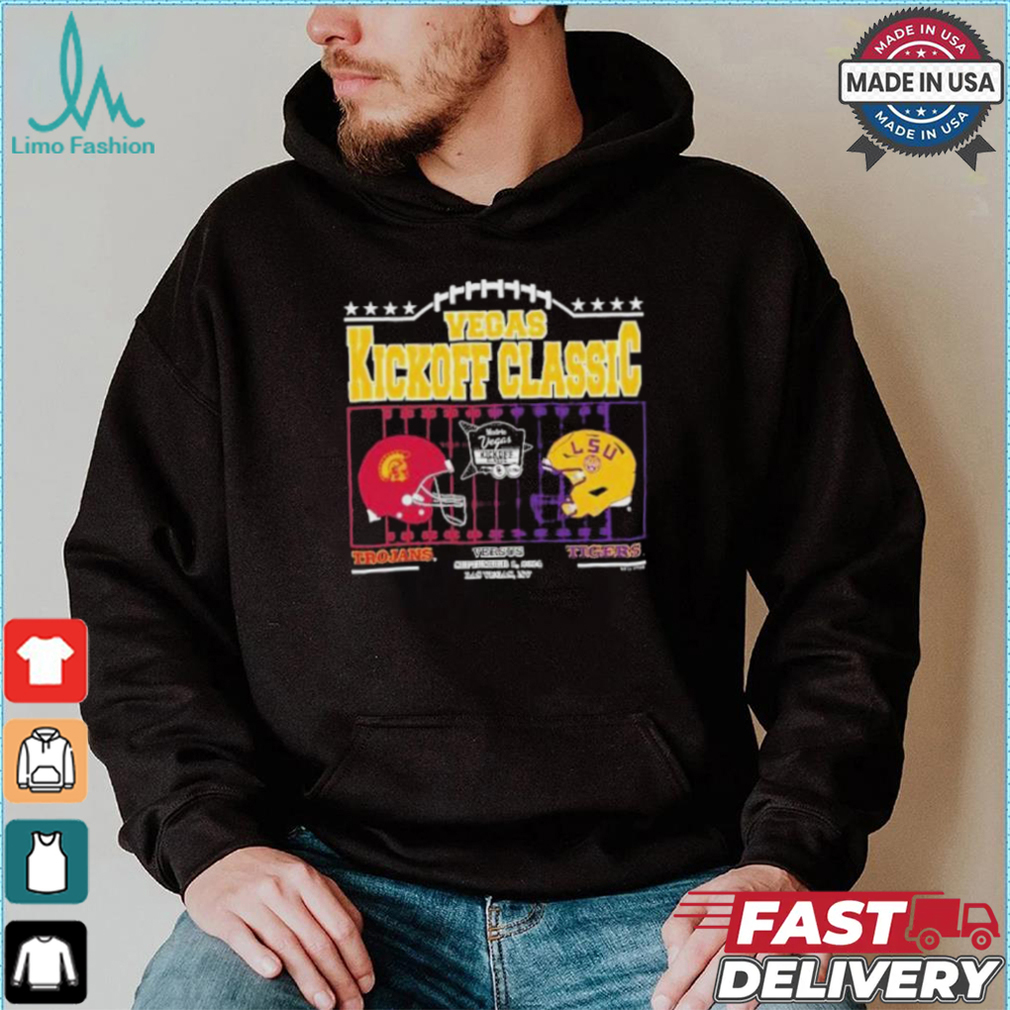 LSU Field Helmet Vegas Kickoff Classic T shirt LSU Field Helmet Vegas Kickoff Classic T shirt