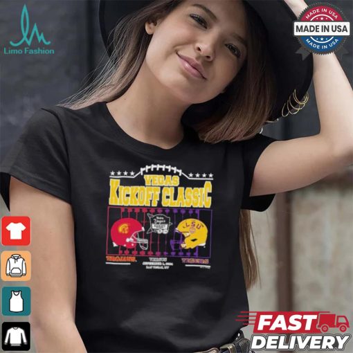 LSU Field Helmet Vegas Kickoff Classic T shirt