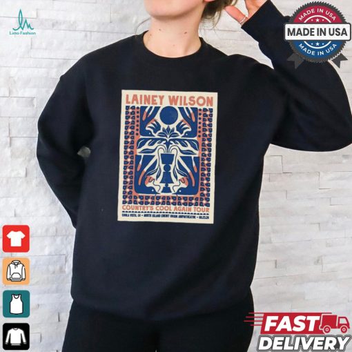 Lainey Wilson Aug 23 2024 North Island Credit Union Amphitheater In Chula Vista CA Poster shirt