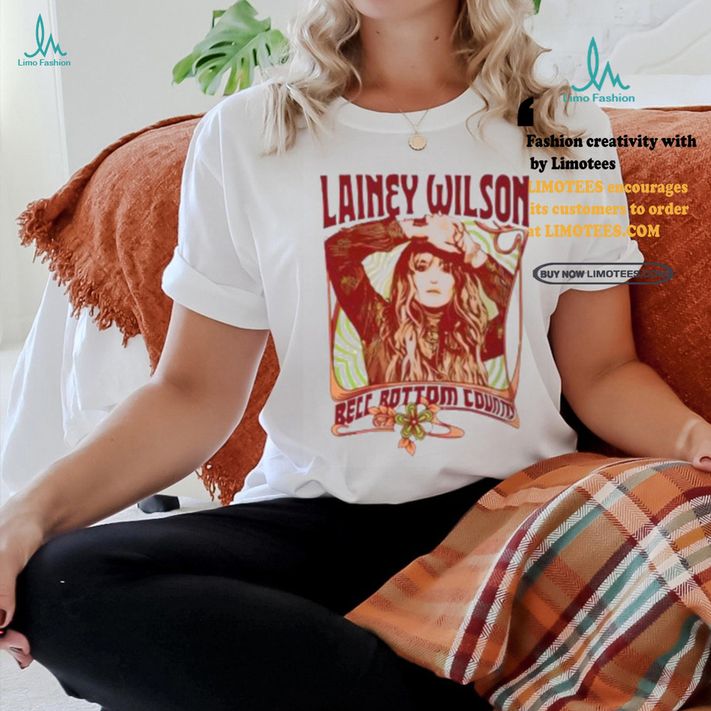 Lainey Wilson Peach Bell Bottom Country Vintage T Shirt Lainey Wilson Peach Bell Bottom Country Vintage T Shirt