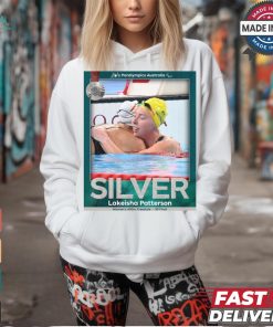 Lakeisha Patterson Silver Medal Women’s 400m Freestyle S9 Final Paralympics Australia Poster t shirt
