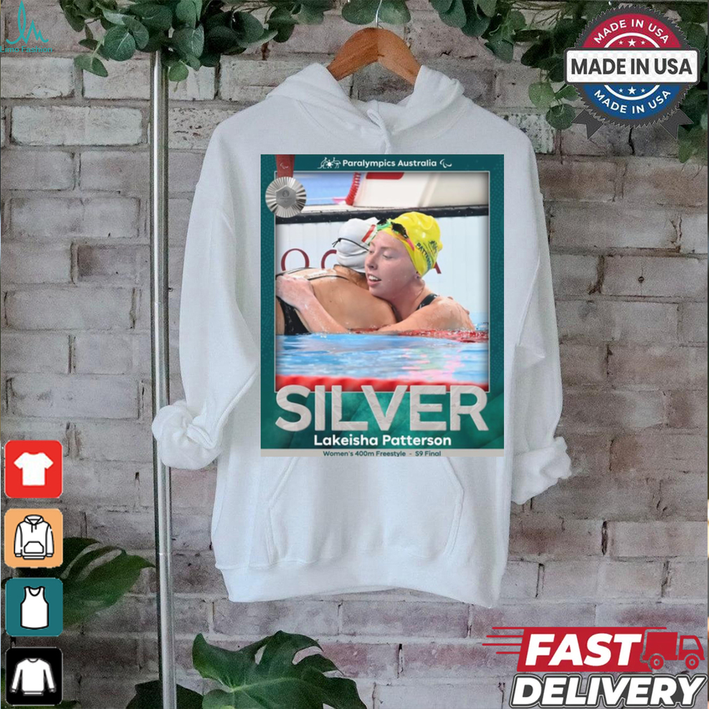 Lakeisha Patterson Silver Medal Women’s 400m Freestyle S9 Final Paralympics Australia Poster t shirt Lakeisha Patterson Silver Medal Women’s 400m Freestyle S9 Final Paralympics Australia Poster t shirt