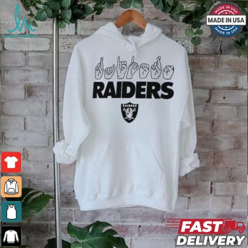 Las Vegas Raiders The NFL ASL Collection by Love Sign American Sign Language T Shirt