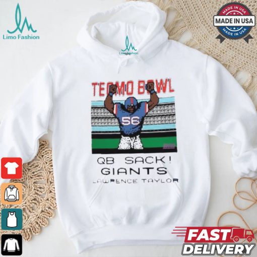 Lawrence Taylor New York Giants Tecmo Bowl Retired Player shirt