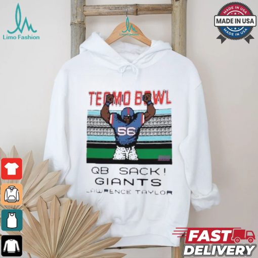 Lawrence Taylor New York Giants Tecmo Bowl Retired Player shirt
