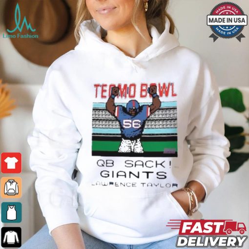 Lawrence Taylor New York Giants Tecmo Bowl Retired Player shirt
