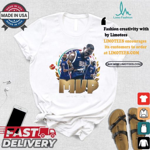 Lebron James USA Men’s Basketball MVP Of The Olympics Paris 2024 T shirts