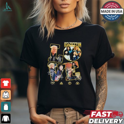 Led Zeppelin Love Signature Shirt