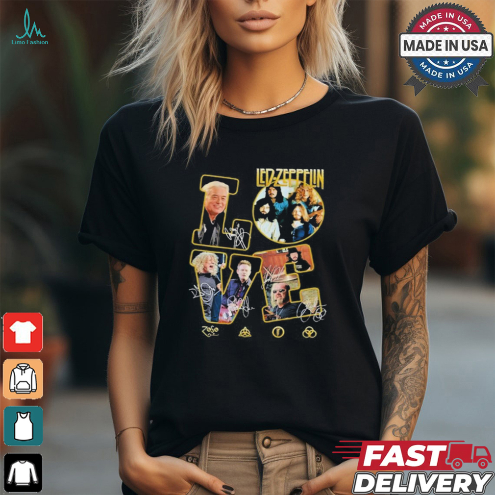 Led Zeppelin Love Signature Shirt Led Zeppelin Love Signature Shirt