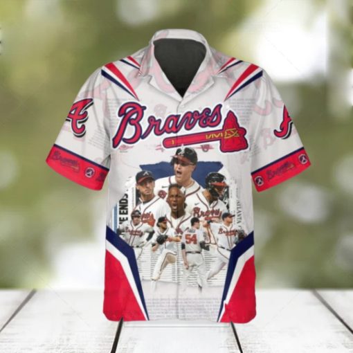 Legends Atlanta Braves Hawaiian Shirt , Atlanta Braves Aloha Shirt, MLB Hawaiian Shirt