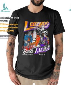 Legends Chicago Bulls Michael Jordan Lakers Kobe Bryant skeleton shirt