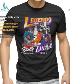 Legends Chicago Bulls Michael Jordan Lakers Kobe Bryant skeleton shirt