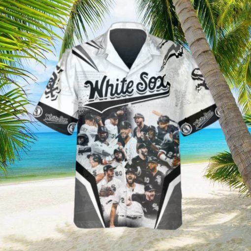 Legends White Sox Hawaiian Shirt, White Sox Aloha Shirt, MLB Hawaiian Shirt