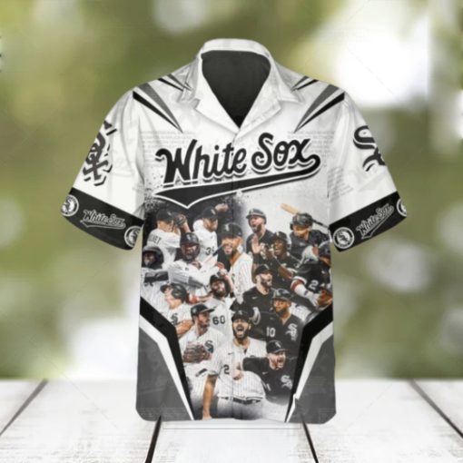 Legends White Sox Hawaiian Shirt, White Sox Aloha Shirt, MLB Hawaiian Shirt