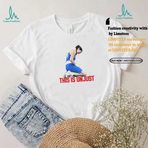 Let Women Speak Store Merch Angela Carini This Is Unjust Shirt