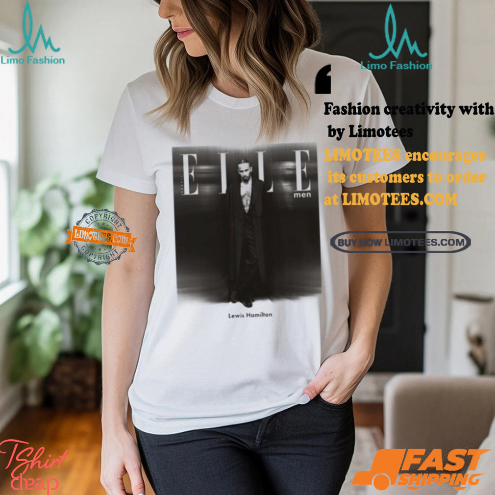 Lewis Hamilton Covers The New Edition Of ELLE Men Brazil Magazine Unisex T Shirt Lewis Hamilton Covers The New Edition Of ELLE Men Brazil Magazine Unisex T Shirt